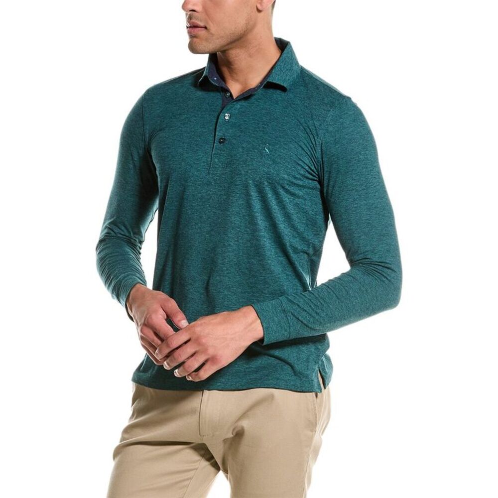 TailorByrd Brushed Melange Polo Shirt